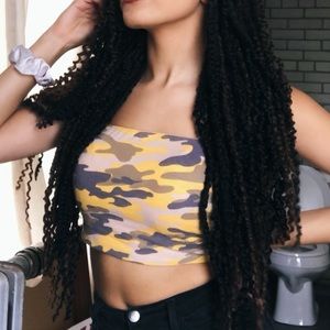 Fashion Nova Camo Crop Top
